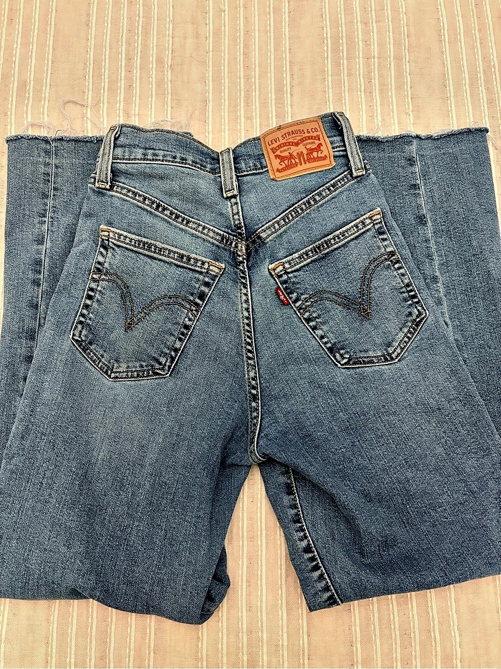 Levi's Ribcage Straight Denim Jeans Waist 24